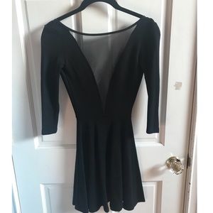 American Apparel Backless Little Black Dress XS